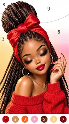 Black Beauty: Color by Number screenshot