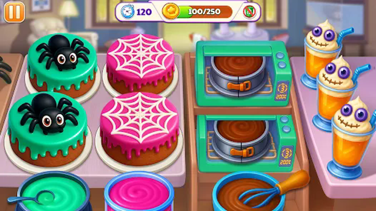 Halloween Cooking Madness Game screenshot