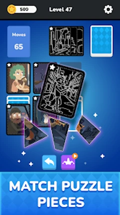 Solitaire - Puzzle Images screenshot