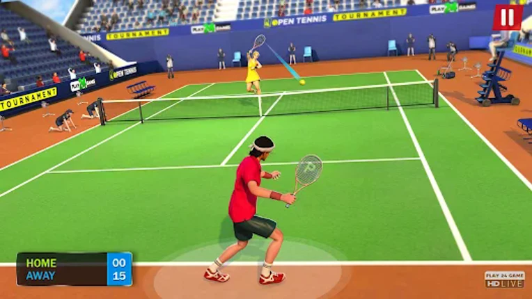 Open Tennis Tournament Game screenshot