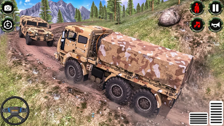 US Army Cargo Truck Driver screenshot