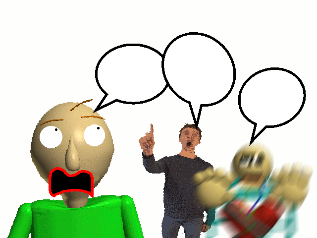 Games like Baldi's Basics but letters and numbers don't exist