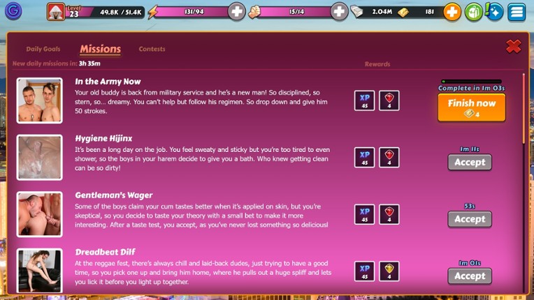 Gay Pornstar Harem screenshot