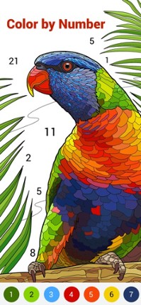 Happy Color by Numbers Game screenshot