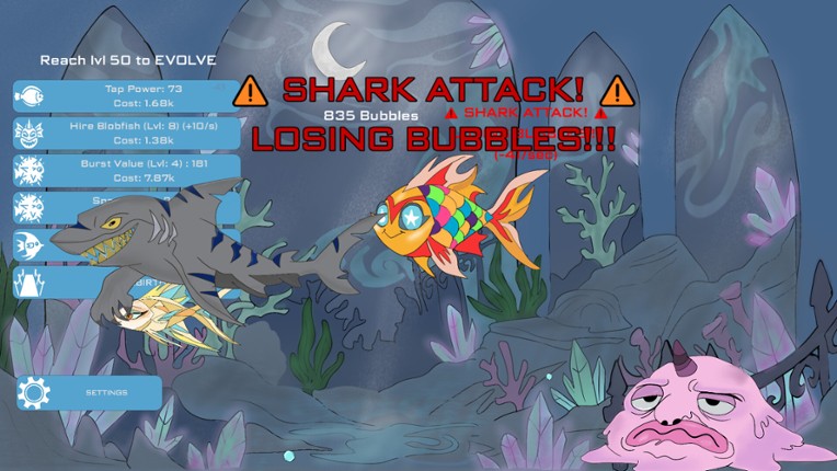 Midnight Aquarium: Idle Clicker screenshot