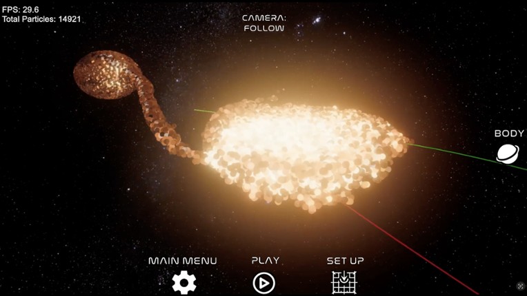 Space Crash Simulator screenshot