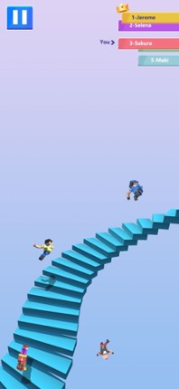 Stair Fall 3D Image