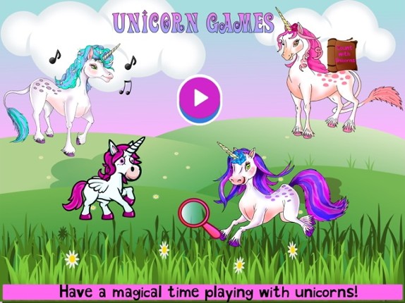Unicorn Games for Kids FULL Image