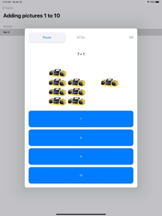 Zippy Math K1 screenshot