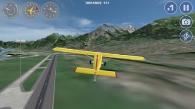 Airplane Fly the Swiss Alps Flight Simulator Image