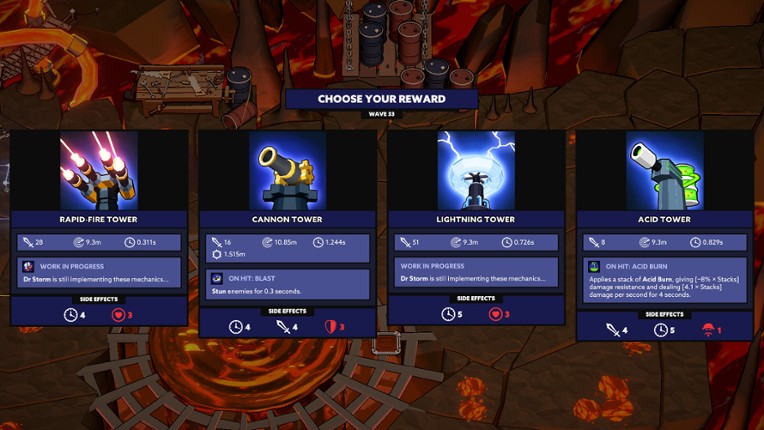 FrankenStorm TD screenshot