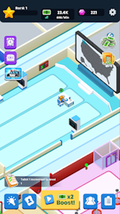 Emergency mission - idle game screenshot