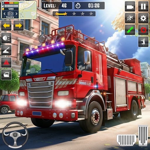 Games like Fire Truck Rescue Sim 3D Games