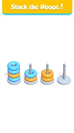 Hoop Stack - Color Puzzle Game screenshot