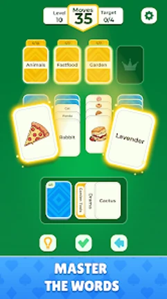 Word Solitaire: Sort Cards Image