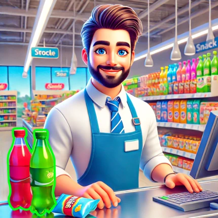 Supermart Cashier Store Games Image