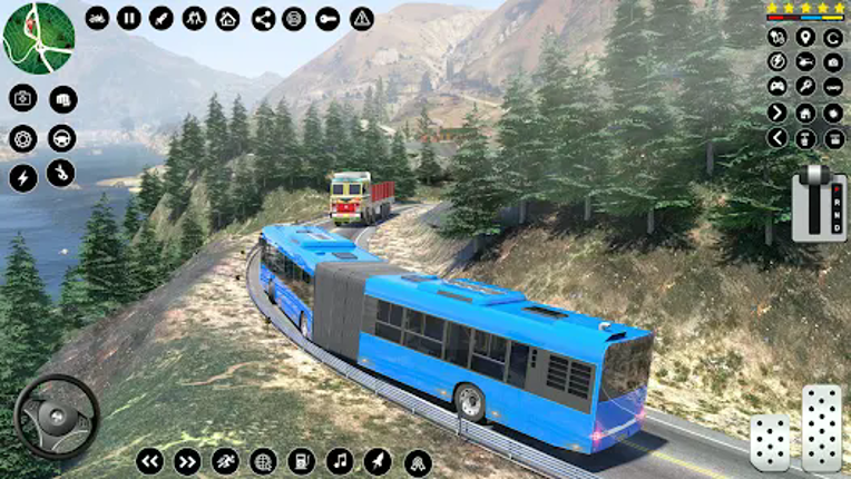 Driving simulator Bus Games screenshot