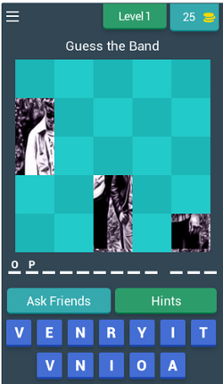 Guess The Hidden Music Band Quiz Game Free Image