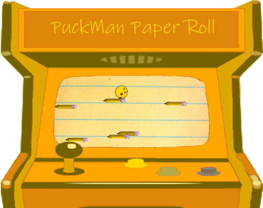 PuckMan Paper Roll Game Cover