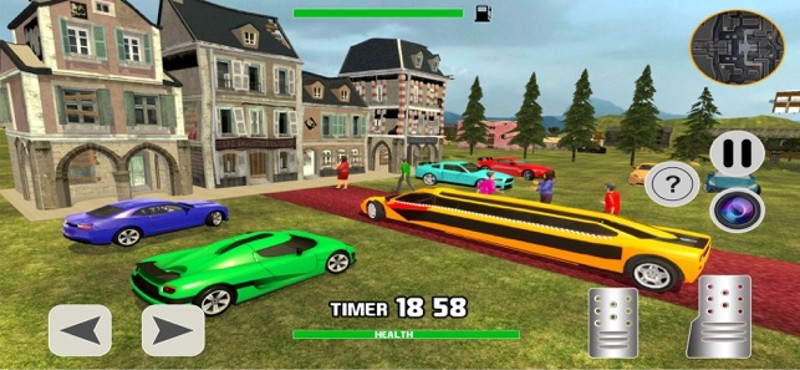 Limousine Taxi Driving 3D screenshot