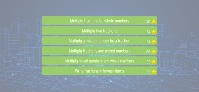 MathShot Multiplying Fractions screenshot