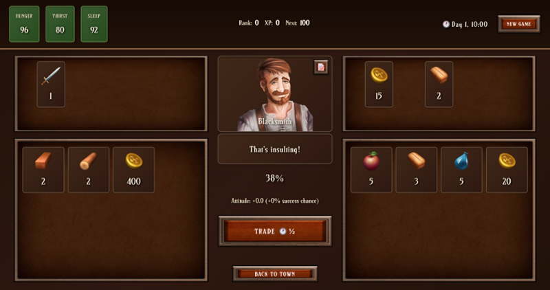 Medieval Merchant RPG - prototype Image