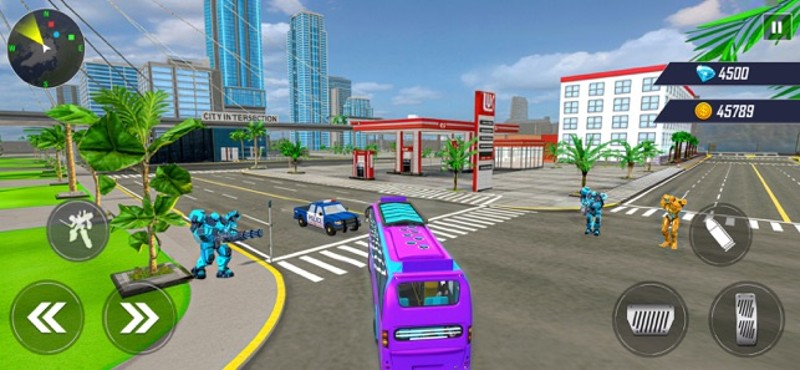 Multi Robot War Car Transform Image