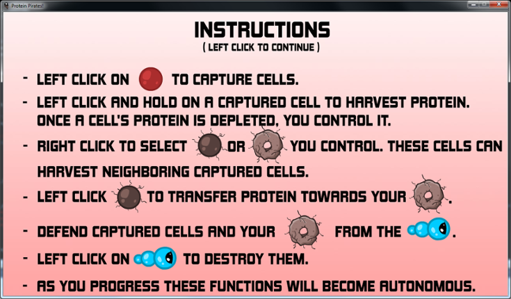 Protein Pirates! screenshot