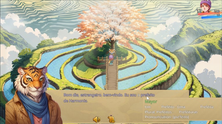 WonderLang Portuguese screenshot