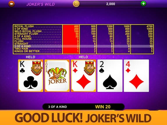 World of Video Poker Image