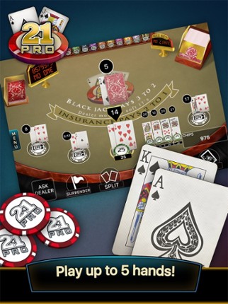 21 Pro: Blackjack Multi-Hand screenshot