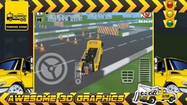 3D Tow Truck Parking Challenge Game FREE Image