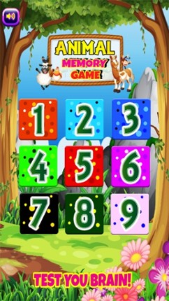 Animal Memory Game - Fun Match Cards For Kids screenshot