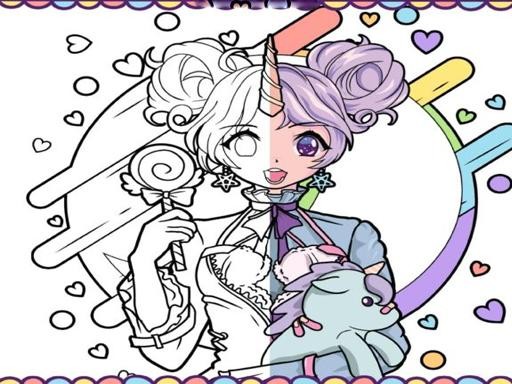 Games like Anime Girls Coloring Book: Pop Manga Coloring