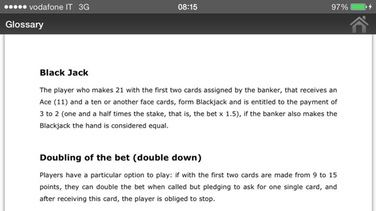 Black Jack Training screenshot