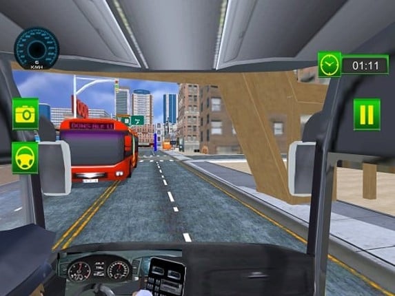 Driving Service Passenger Bus Transport Game Cover