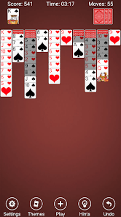 Spider Solitaire screenshot