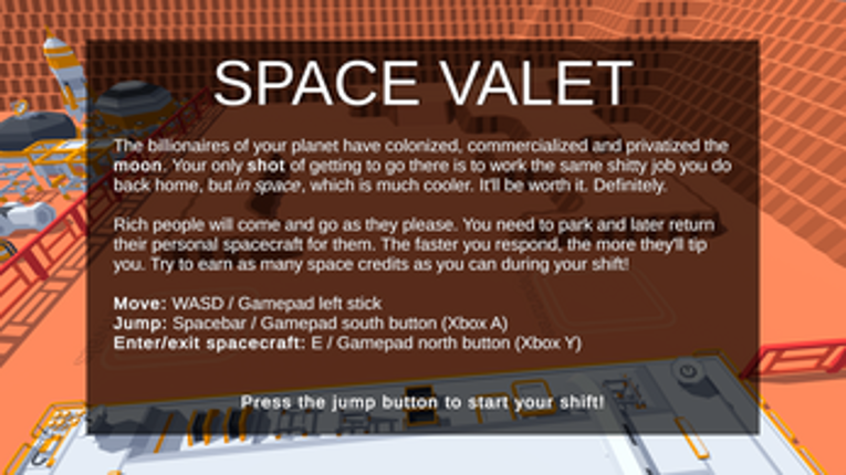 SPACE VALET screenshot