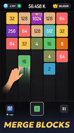 2048 Merge Games - M2 Blocks screenshot