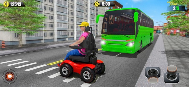Granny Wheelie Driving Game Image