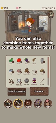 Item shop - crafting game screenshot