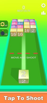 Merge2048 - shooting block 3D screenshot