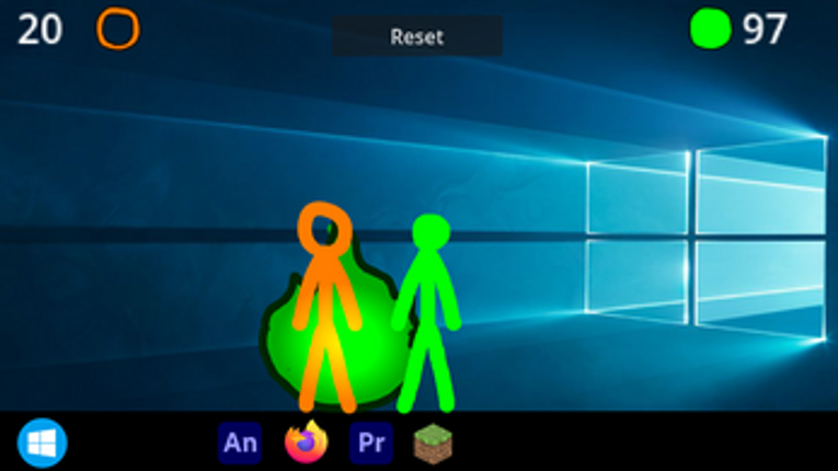 Stick Figures Battle Image