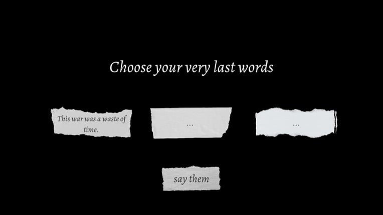 Your Very Last Words screenshot