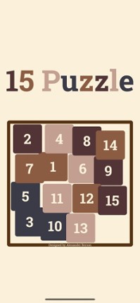 15 Puzzle screenshot