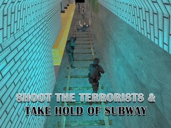 3D Subway Terrorist Attack &amp; Army Shooter Games screenshot