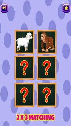 Animal Memory Game - Fun Match Cards For Kids screenshot