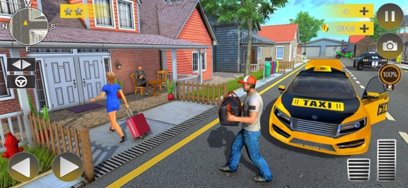 City Car Taxi Simulator Game screenshot