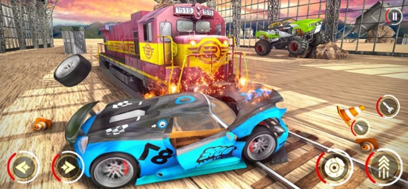 Derby Train Car Crash Driver screenshot