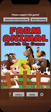 Farm Animal Match 3 Game screenshot